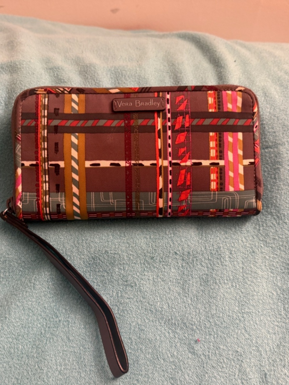 Vera Bradley Midtown RFID Wristlet in City Plaid